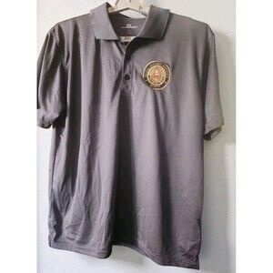 Naval support activity bahrain embroidered Polo Large New B7 Military Nice Navy